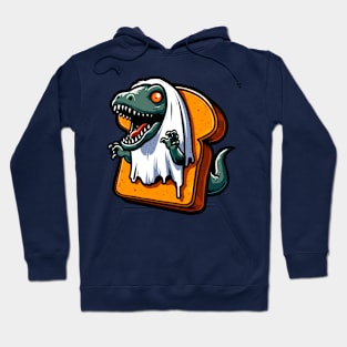 Dinosaur Ghost On Toast Hoodie